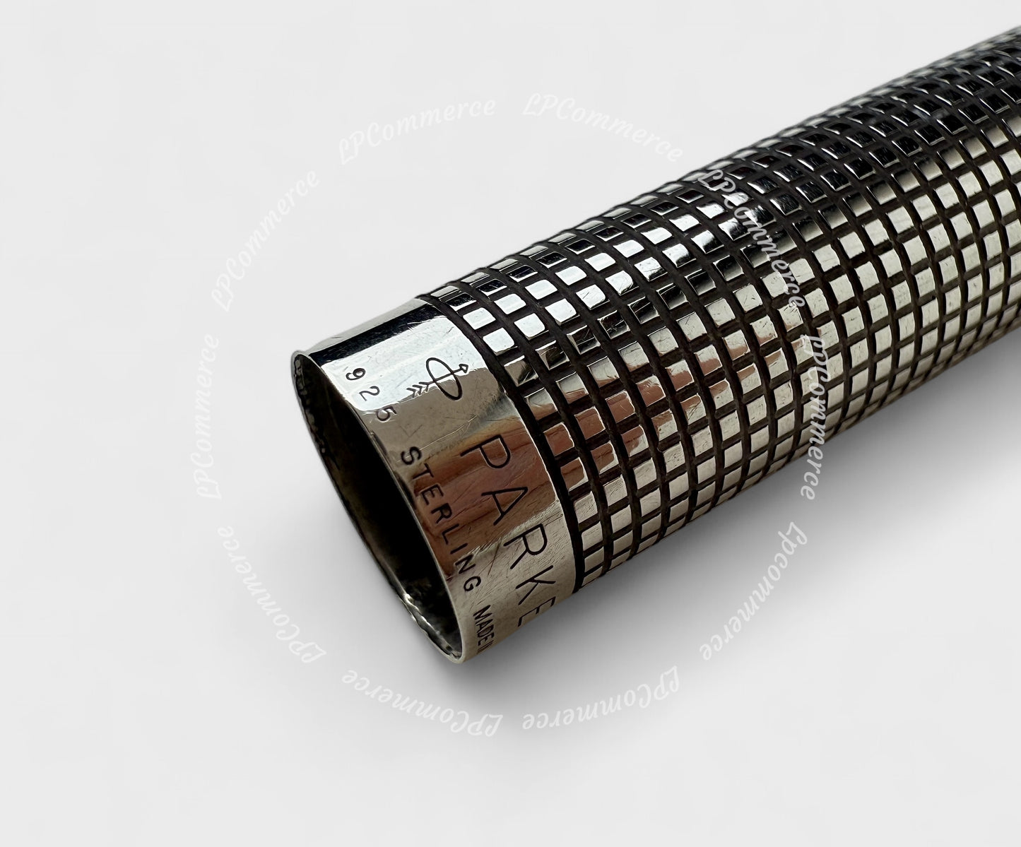 Penna Parker 75 Ciselè stilografica argento 925 oro 14K 585 box fountain pen
