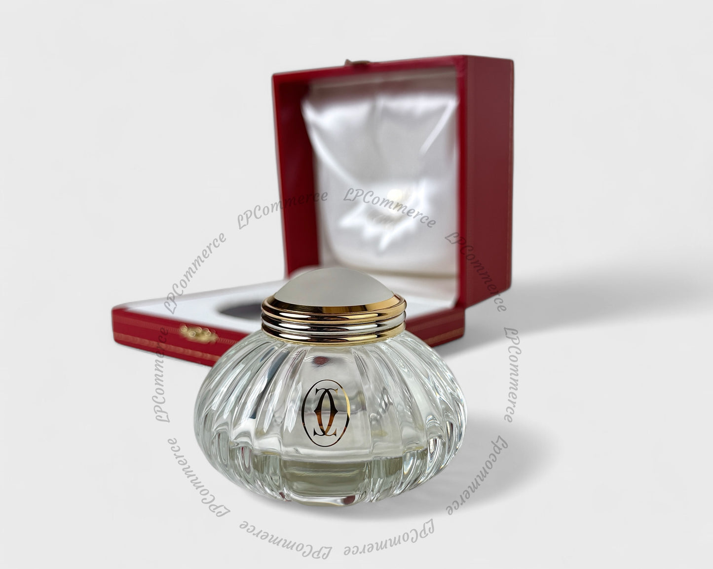 Calamaio Cartier Trinity Santos NOS inchiostro penna stilografica inkwell box