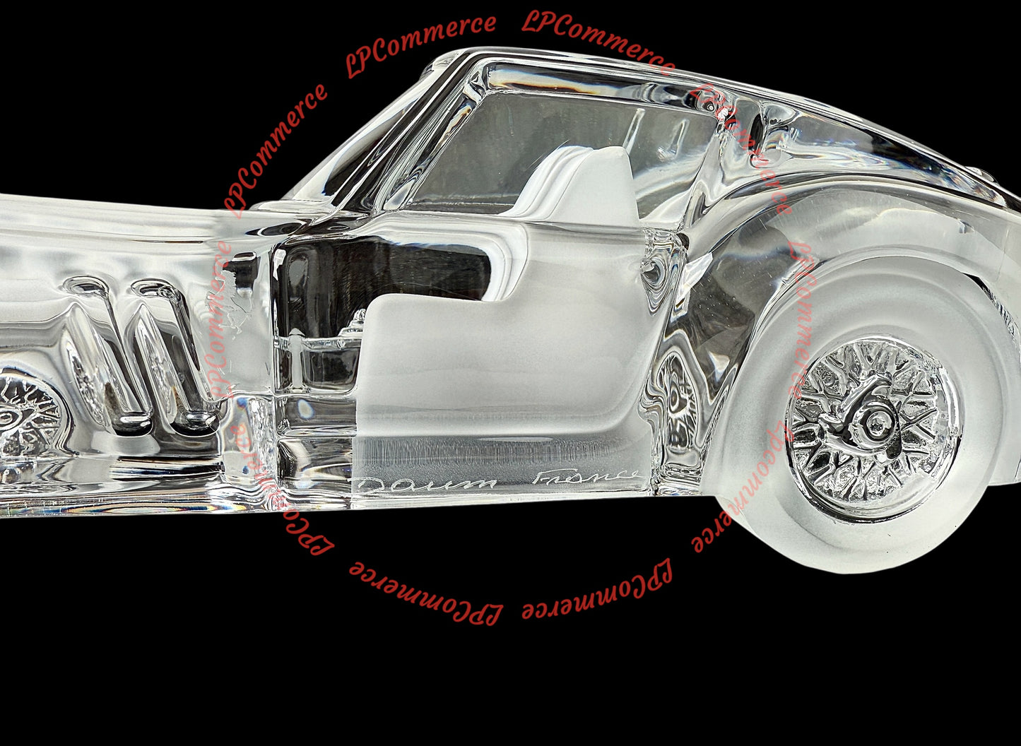 Ferrari 250 GTO cristallo Daum France big size 30cm glass rare