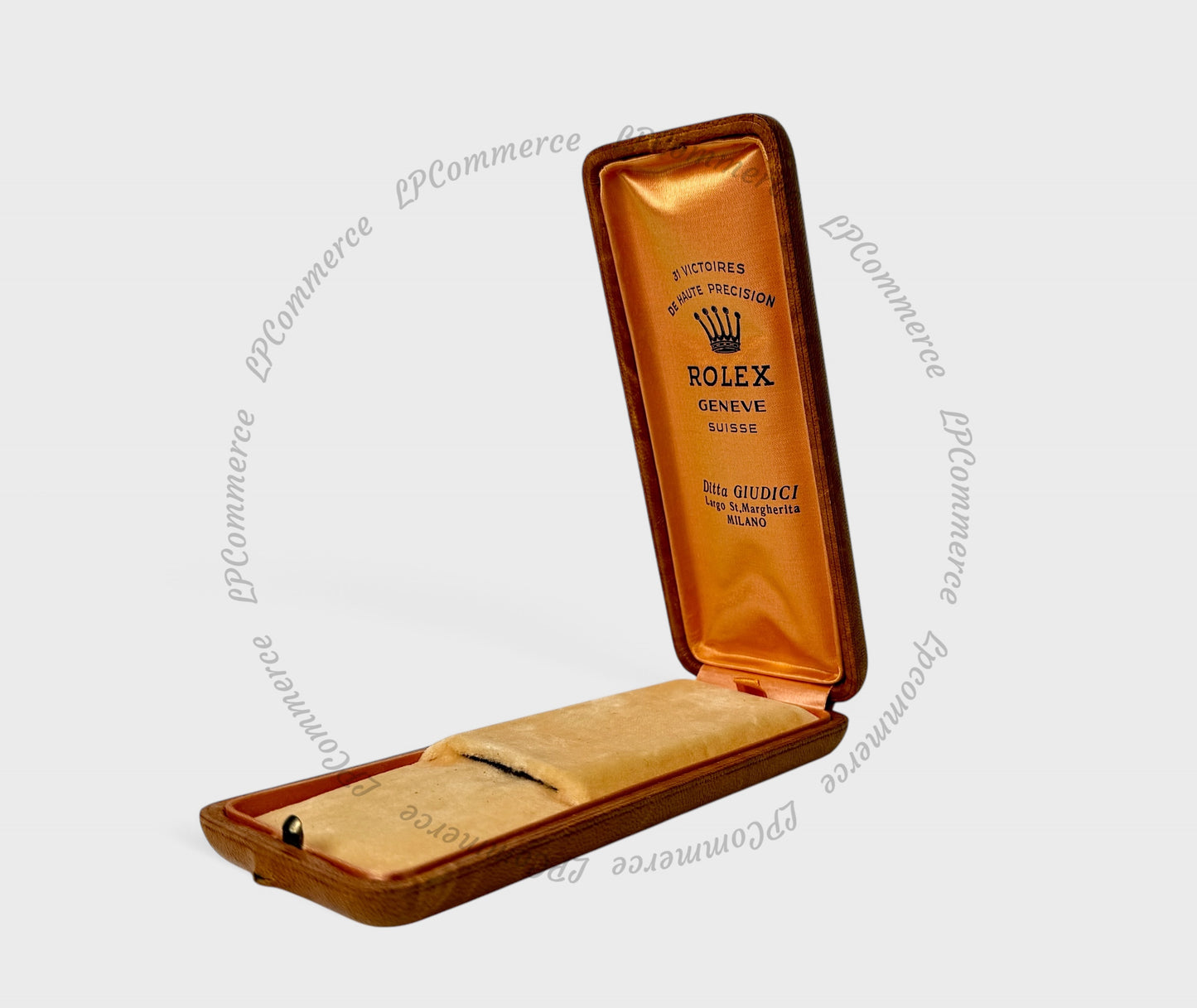 Scatola Rolex vintage anni 30-40 Giudici Milano 31 Victories giallo 2508 3330