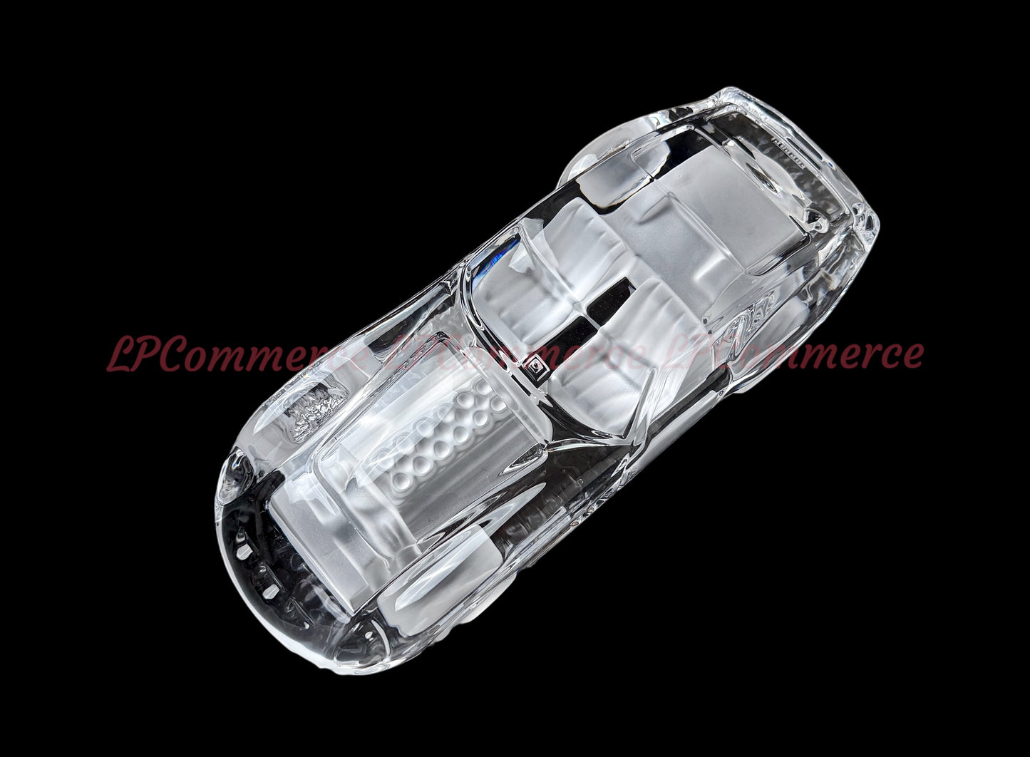Ferrari 250 GTO cristallo Daum France big size 30cm glass rare