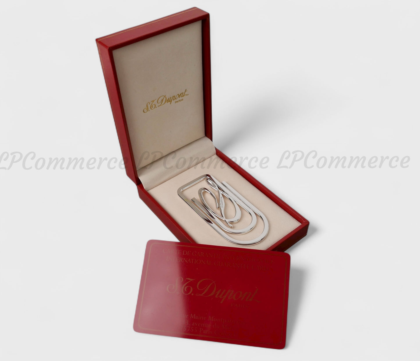 Fermasoldi S.T.Dupont argento massiccio 925 money clip pince a billets box