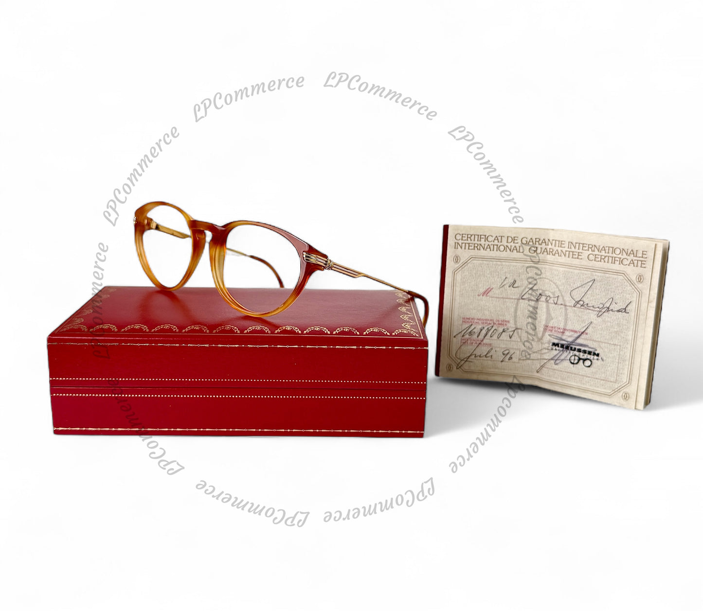 Occhiali Cartier Donna Trinity 52-18 box astuccio custodia sunglasses Santos