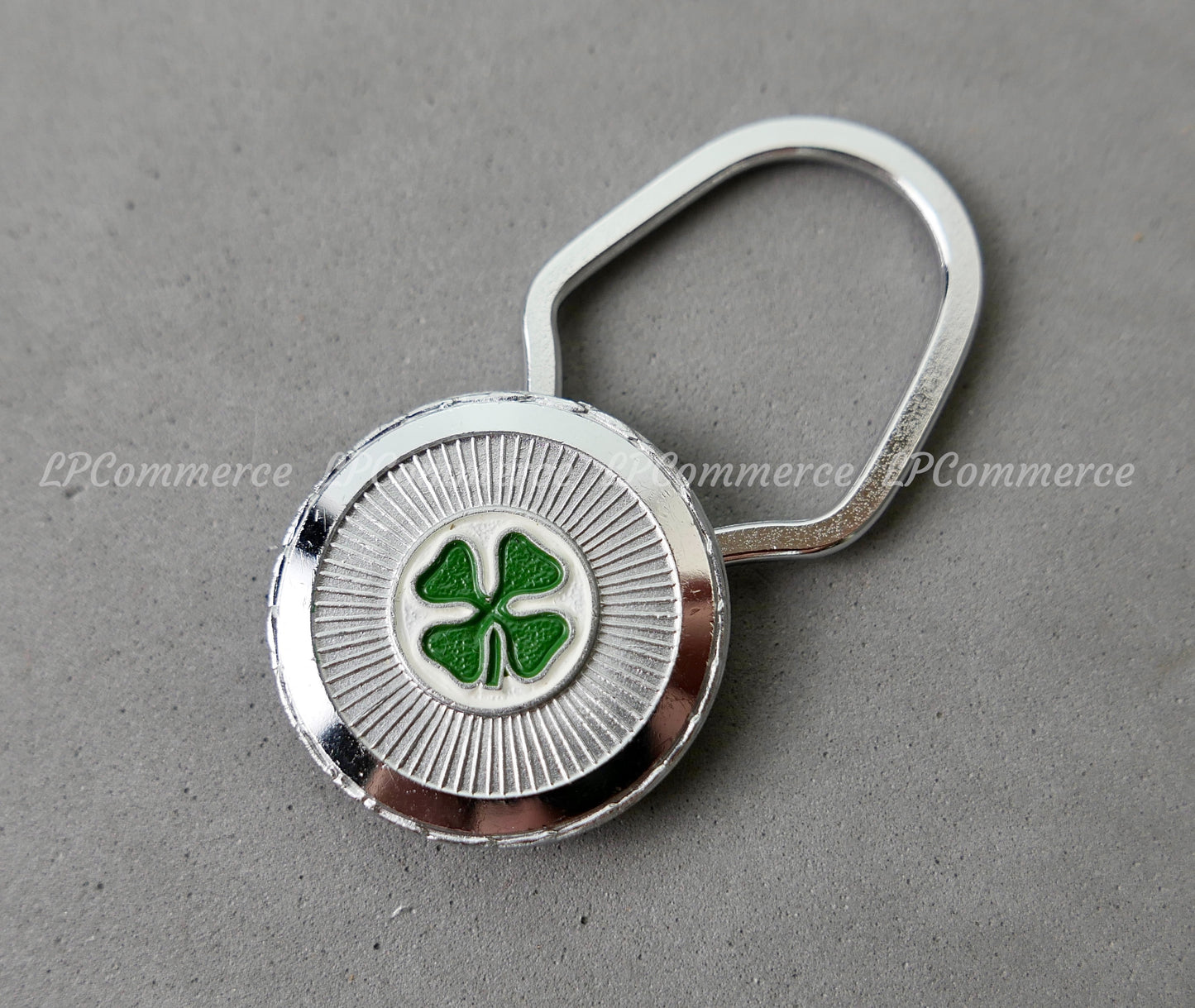 Portachiavi Quadrifoglio Alfa Romeo brevetto Ragni Italy anni 80 keychain