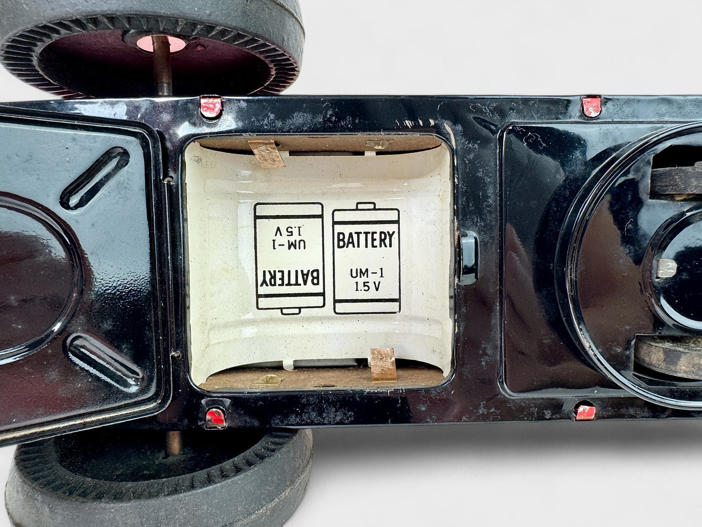 DAIYA Roadster V8 Tin Toy anni 50 Japan Battery FUNZIONANTE car giocattolo box