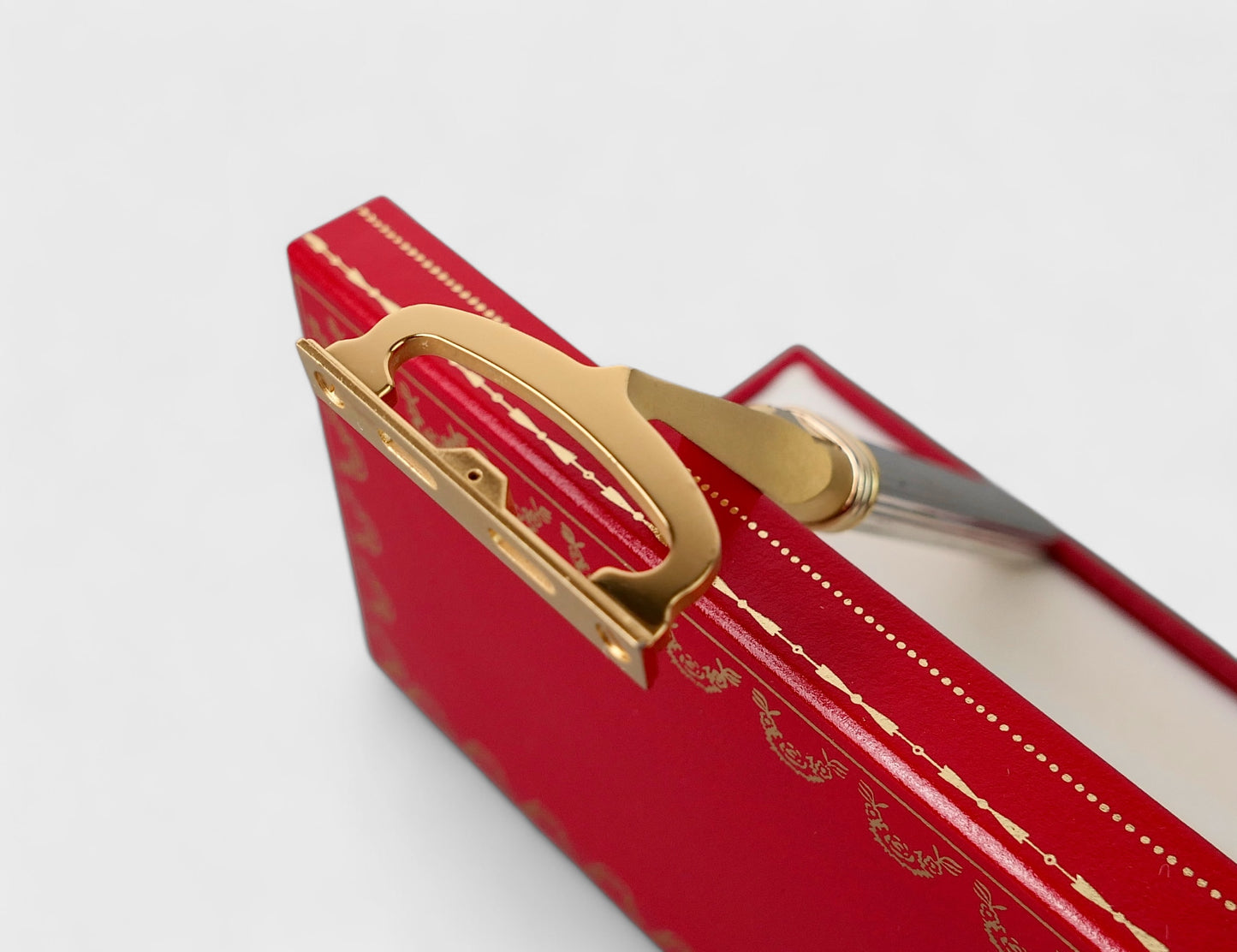 Rasoio da barba Cartier Santos NOS pasha lametta razor box garanzia vintage rare