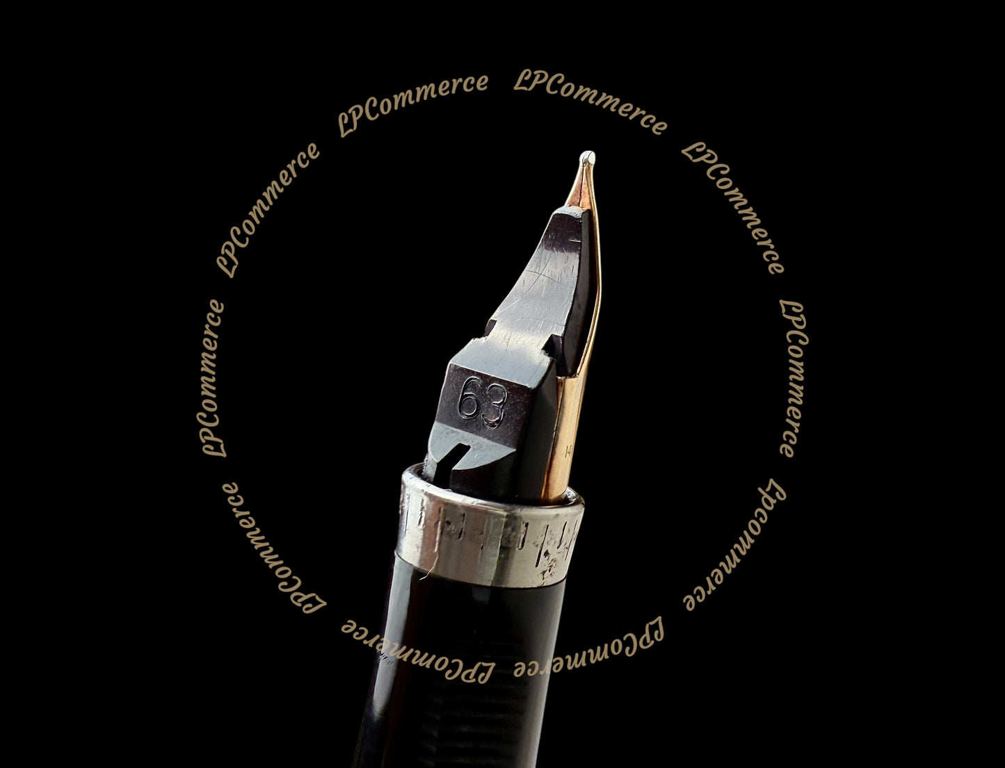 Penna Parker 75 Ciselè stilografica argento 925 oro 14K 585 box fountain pen