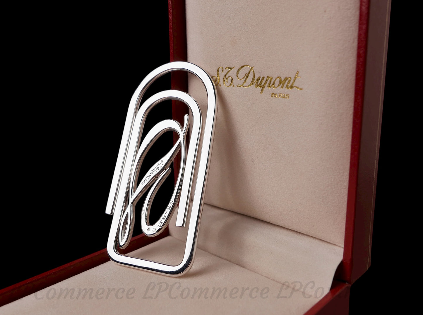 Fermasoldi S.T.Dupont argento massiccio 925 money clip pince a billets box