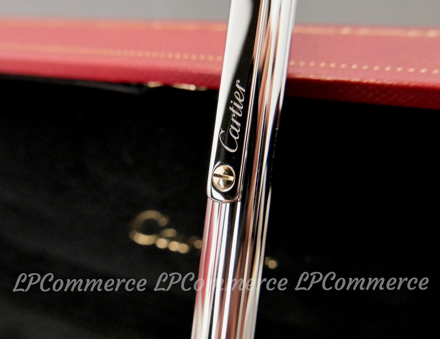 Penna a sfera Cartier Santos NOS box garanzia Ballpoint