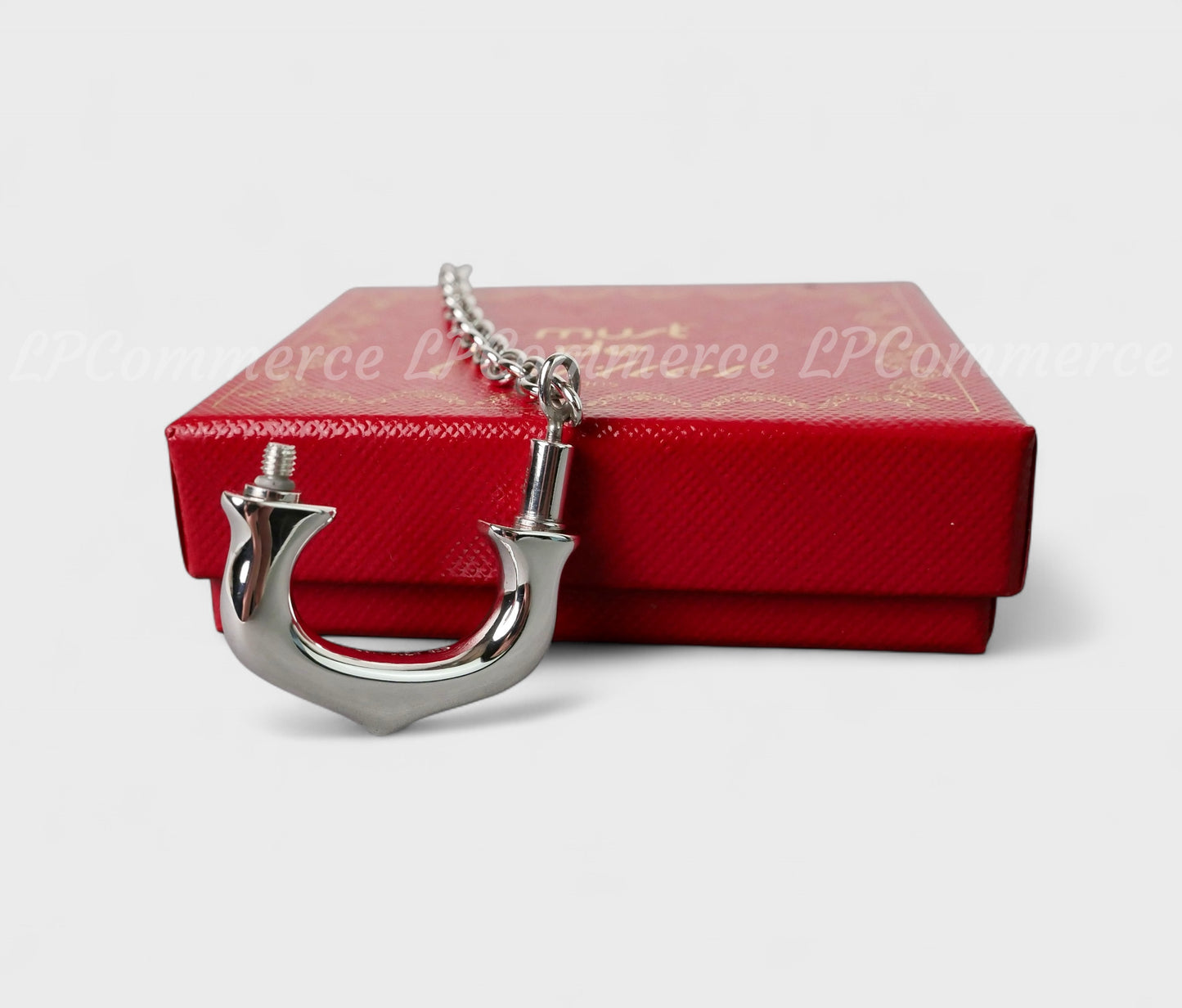 Portachiavi Cartier C Argento 925 NOS silver Keychain box porte-clés T1220109