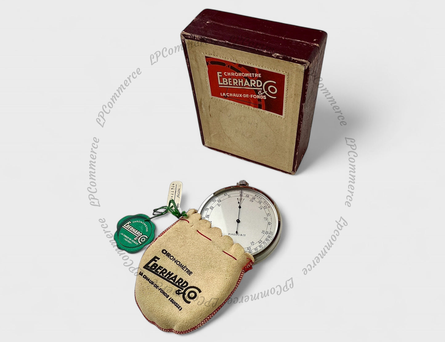 Cronometro Eberhard PIAGGIO anni 50 CA42 248 contapezzi stopwatch