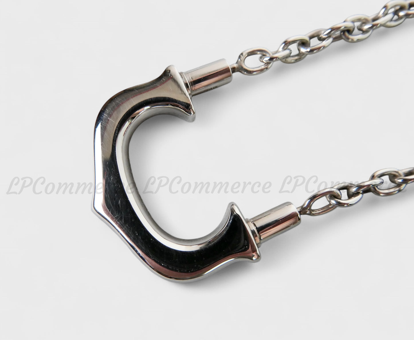 Portachiavi Cartier C Argento 925 NOS silver Keychain box porte-clés T1220109