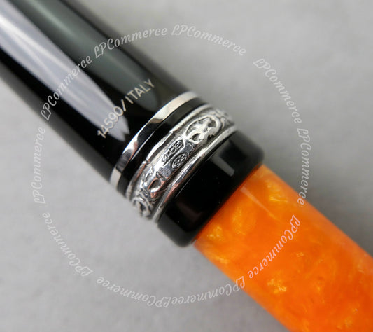 Penna sfera Delta Dolcevita Argento 925 Medium sfera Ballpoint pen NOS silver