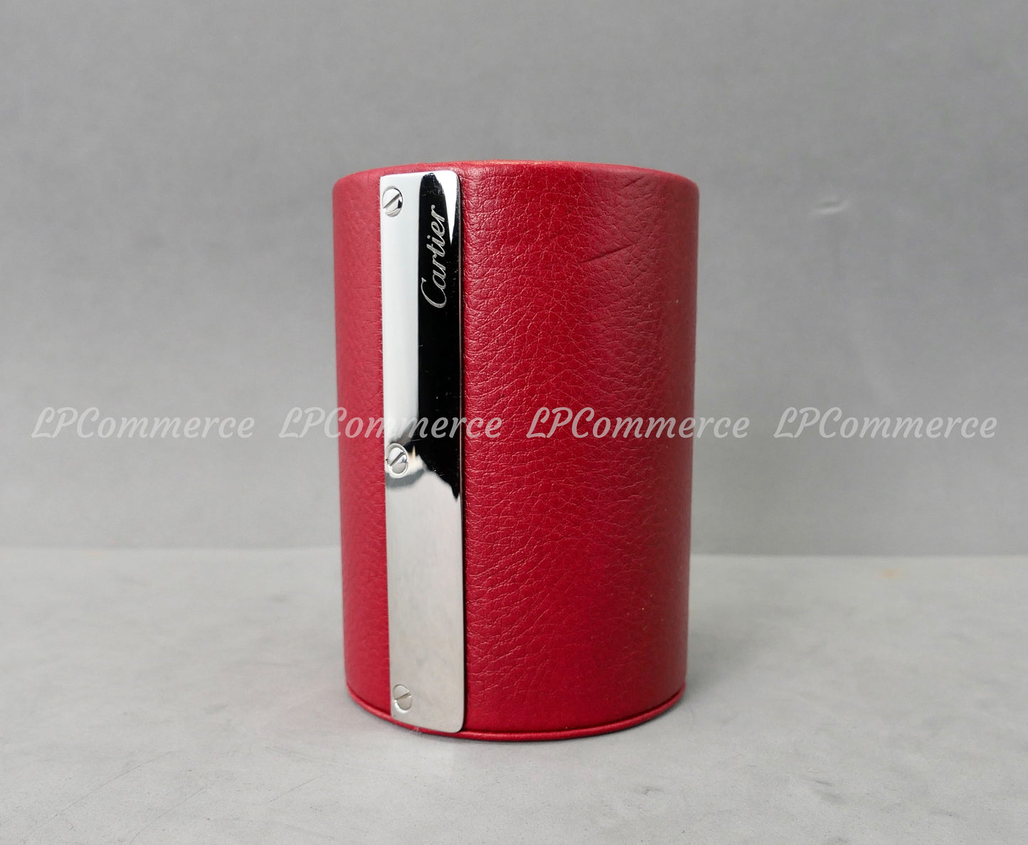 Portapenne Cartier Santos pelle pen holder Office porta penne