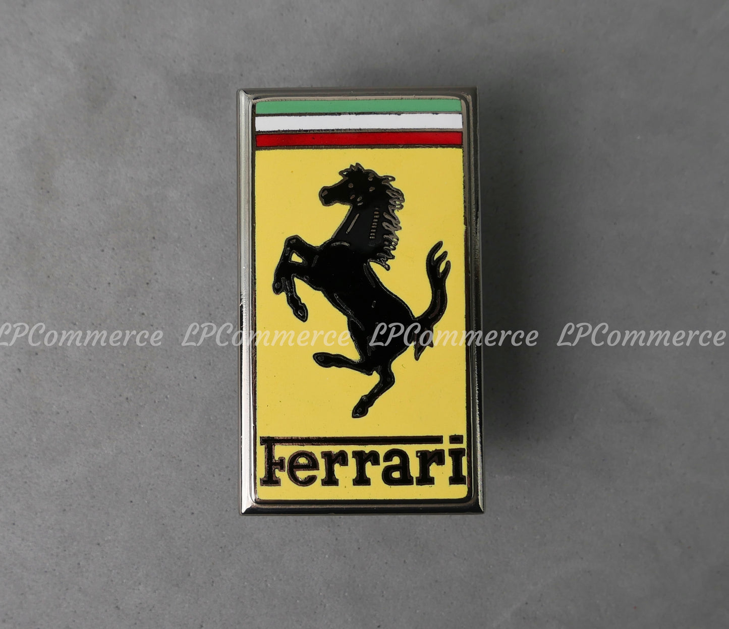 Stemma Ferrari Originale smaltato vintage emblema cofano mascotte cofano