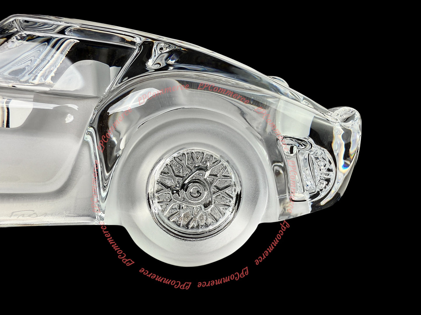 Ferrari 250 GTO cristallo Daum France big size 30cm glass rare