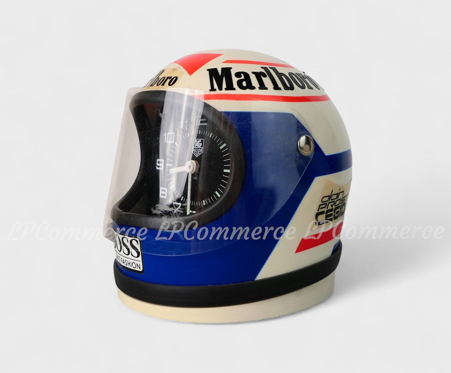 Orologio casco da tavolo Tag Heuer pubblicitario Marlboro table clock helmet