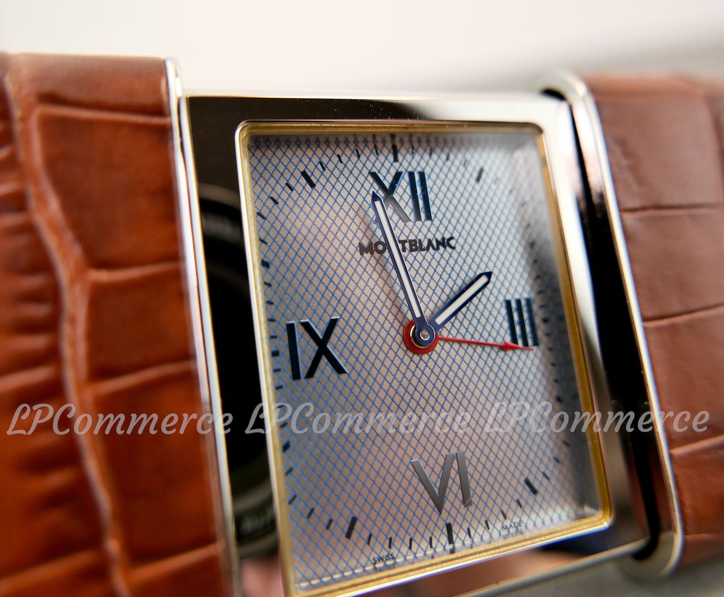 Orologio sveglia Montblanc funzionante travel clock wakes up tavolo table box