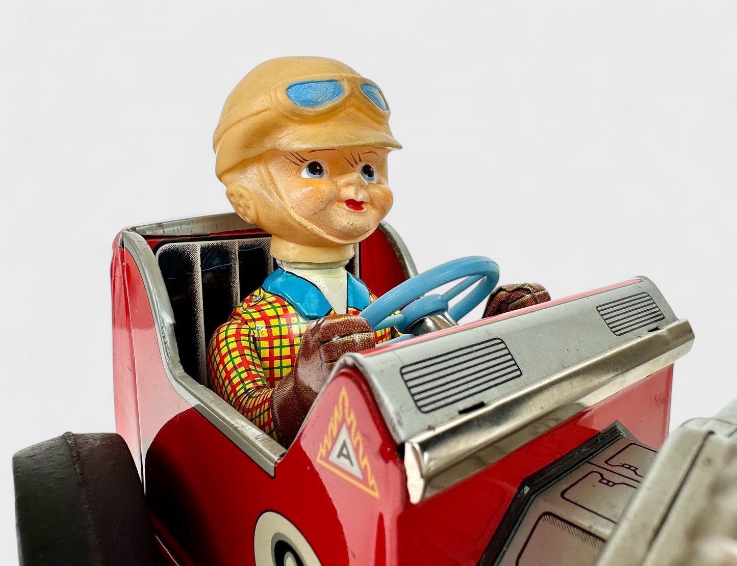DAIYA Roadster V8 Tin Toy anni 50 Japan Battery FUNZIONANTE car giocattolo box
