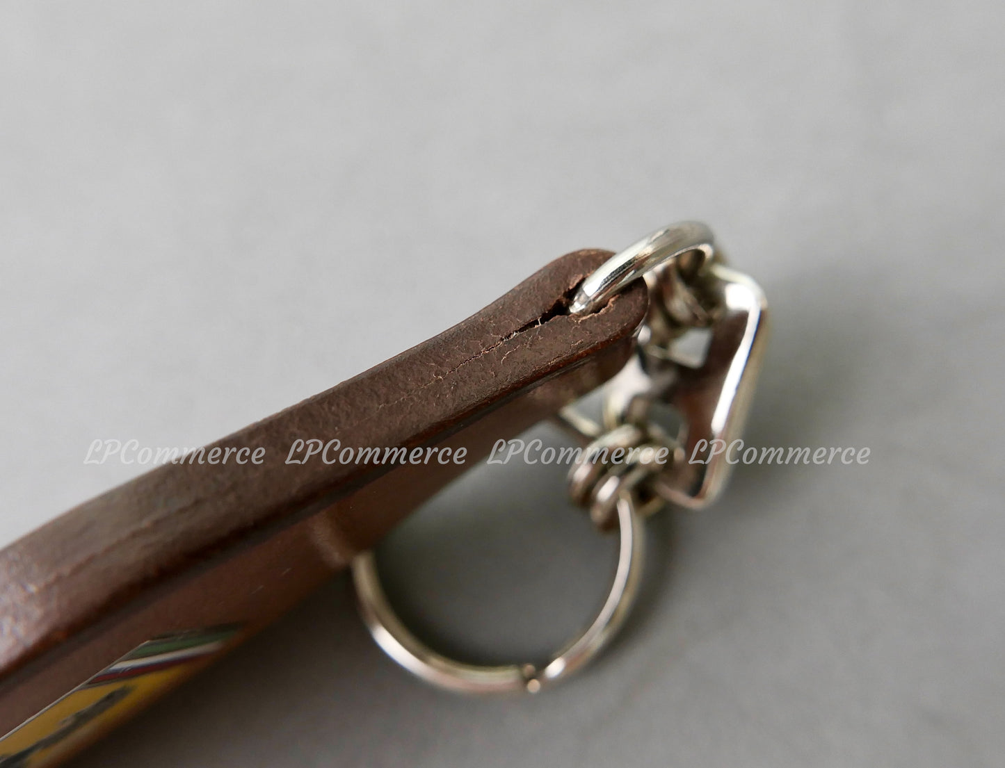 Portachiavi Ferrari cuoio Schedoni Mondial keychain