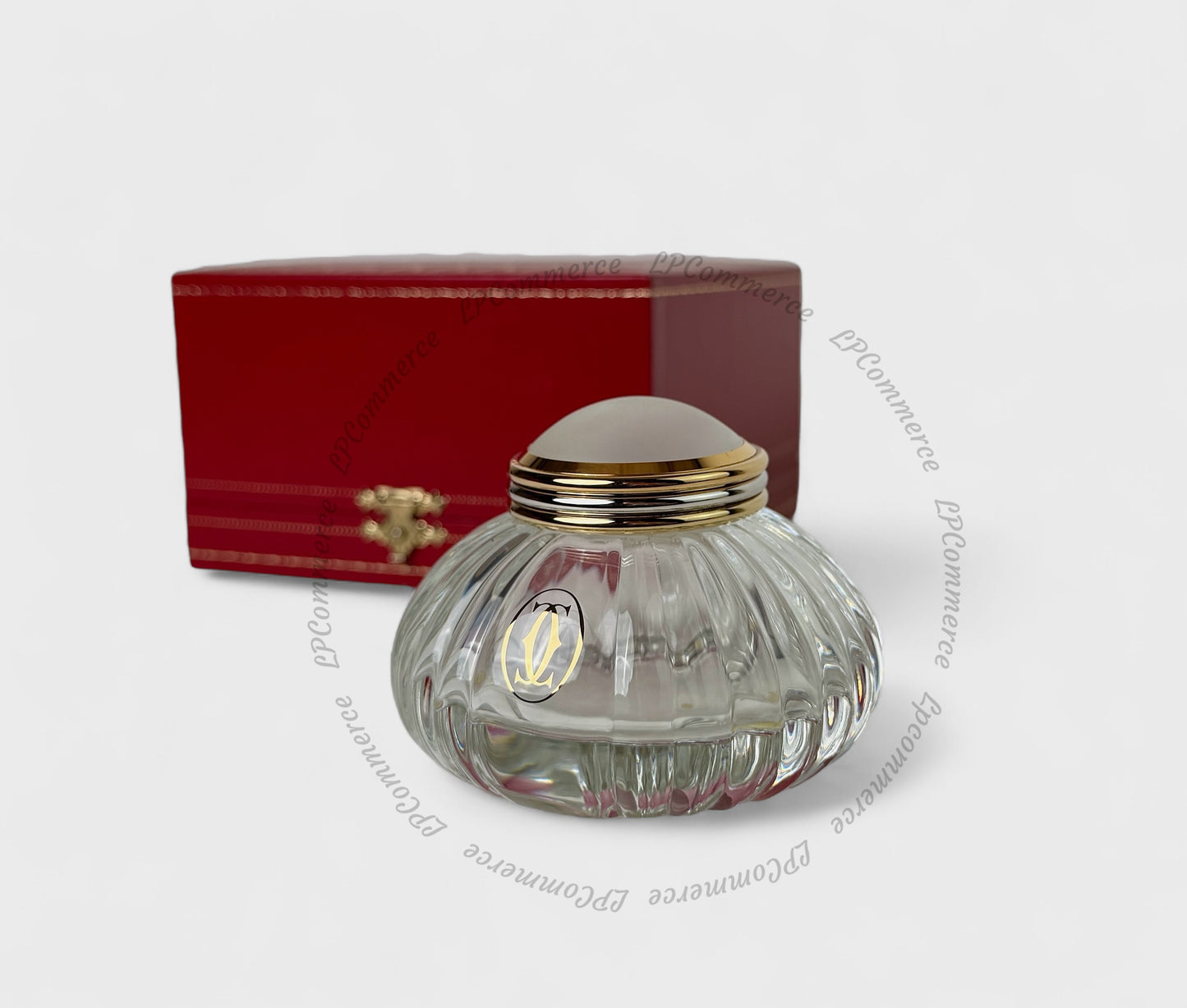 Calamaio Cartier Trinity Santos NOS inchiostro penna stilografica inkwell box