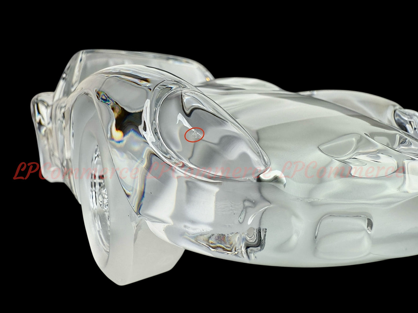 Ferrari 250 GTO cristallo Daum France big size 30cm glass rare