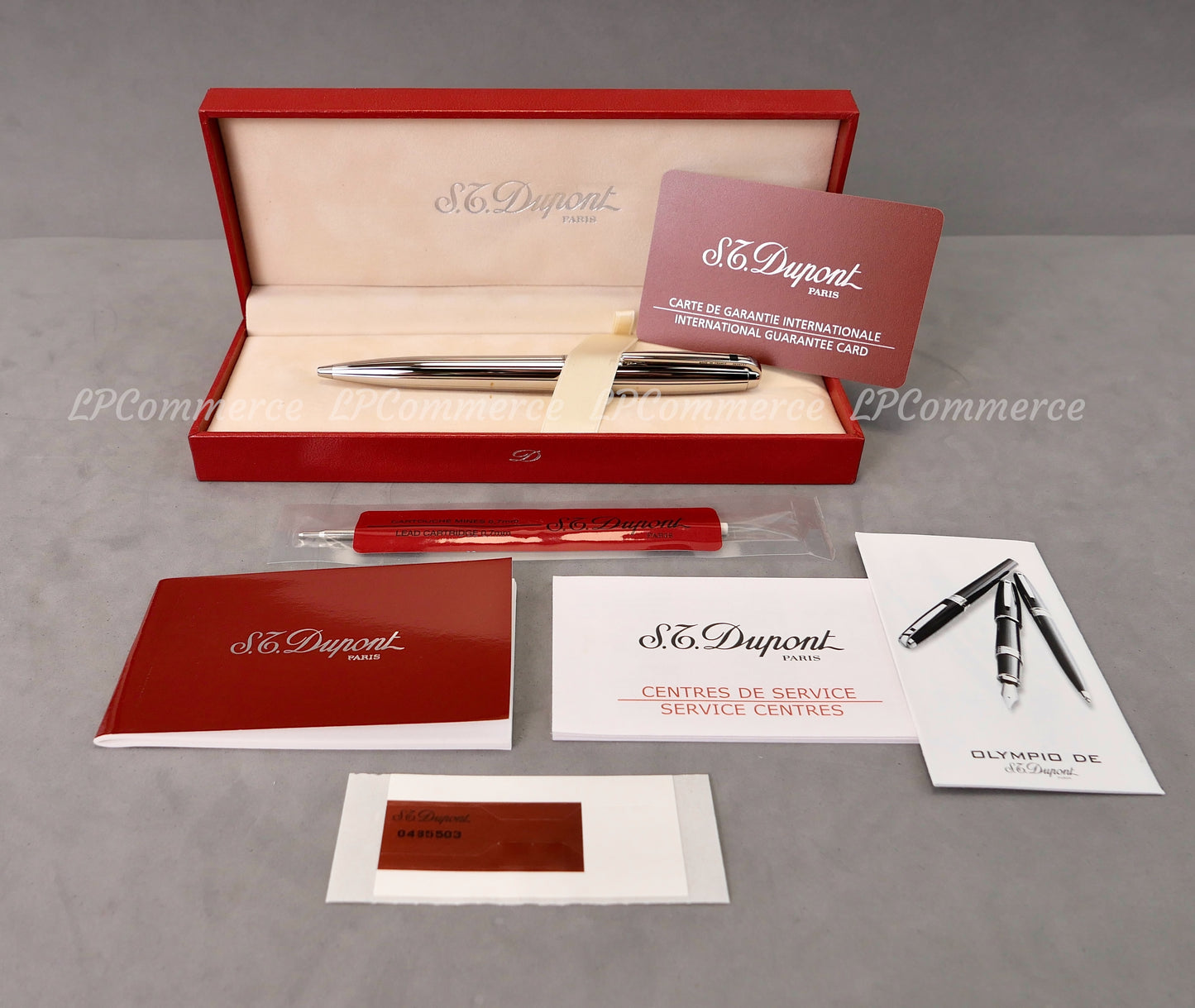 Penna sfera S.T. Dupont Fidelio metallo Ballpoint box garanzia refill