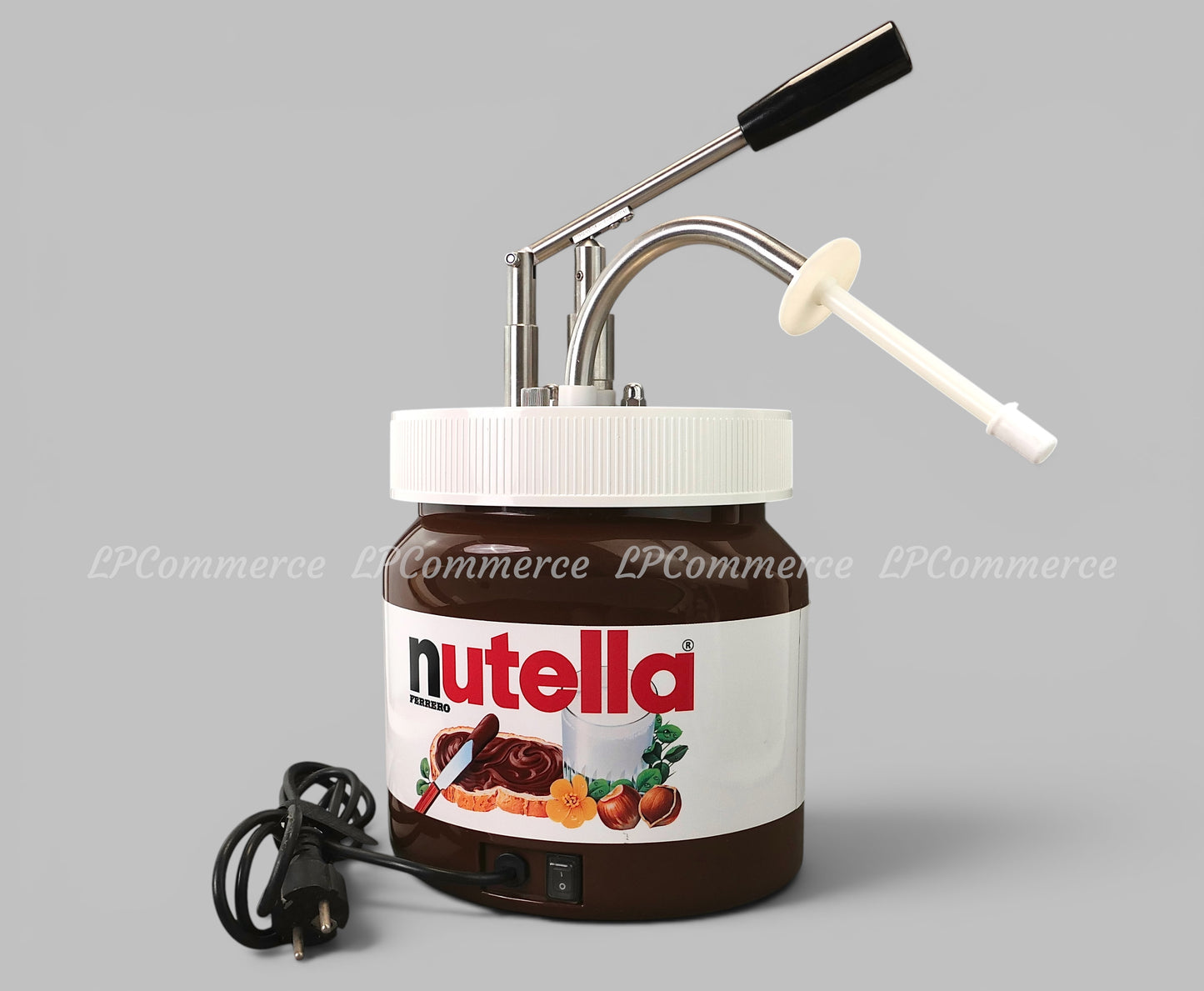Dispenser Nutella erogatore 3kg termico dosatore barattolo scaldatore cioccolata