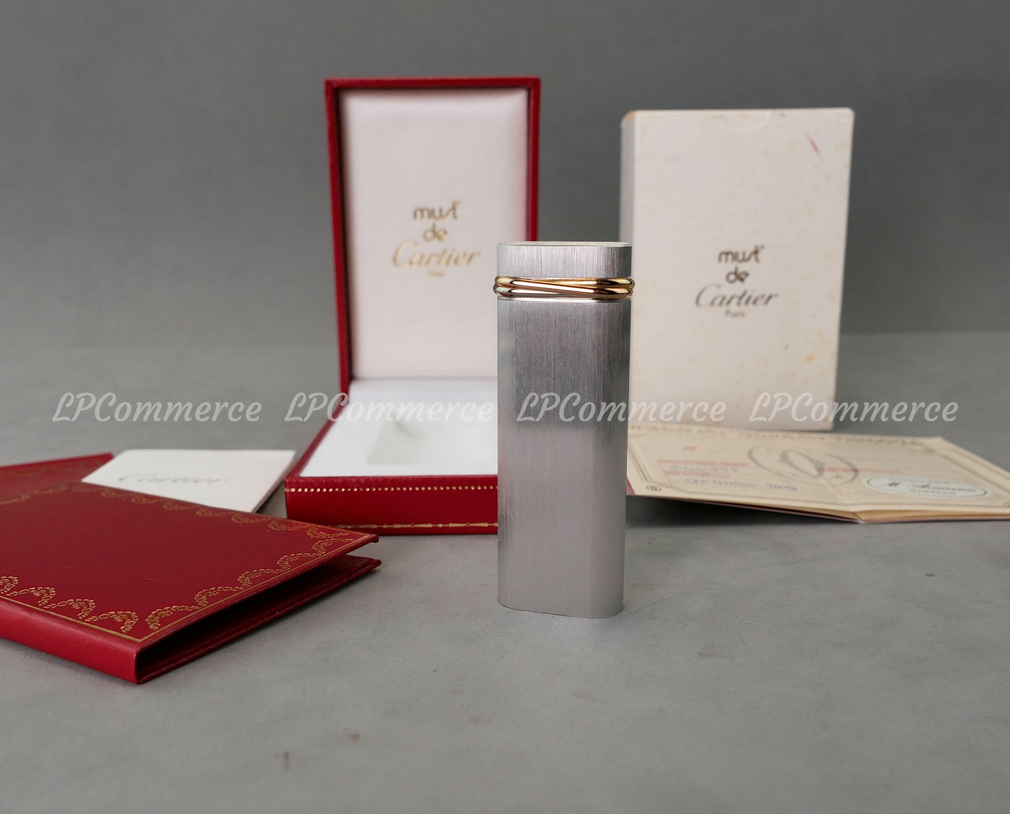 Accendino Cartier Santos lighter trinity