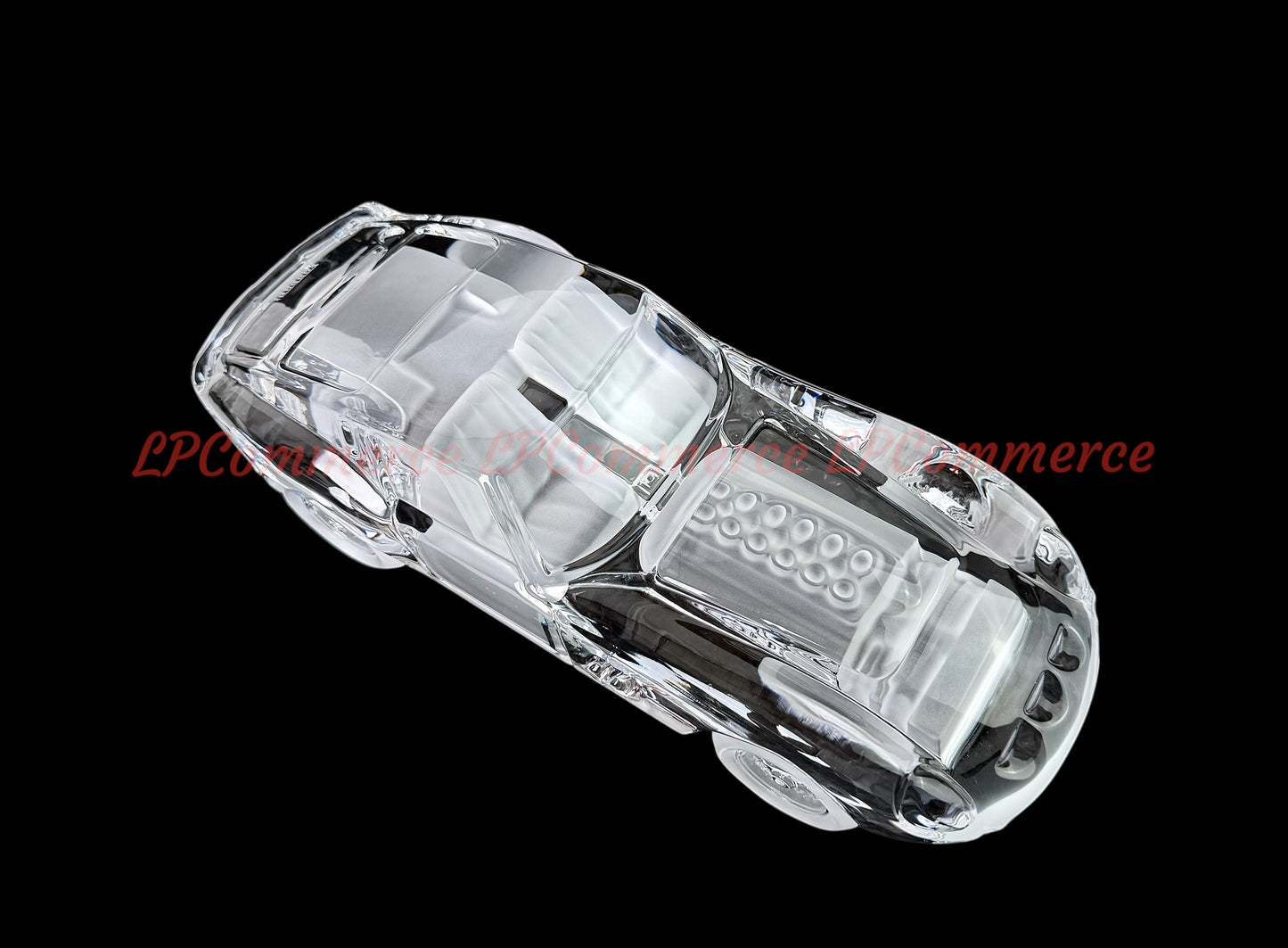 Ferrari 250 GTO cristallo Daum France big size 30cm glass rare