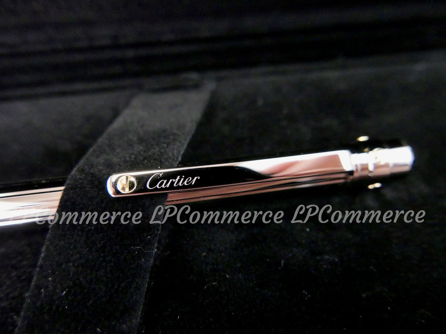 Penna a sfera Cartier Santos NOS box garanzia Ballpoint