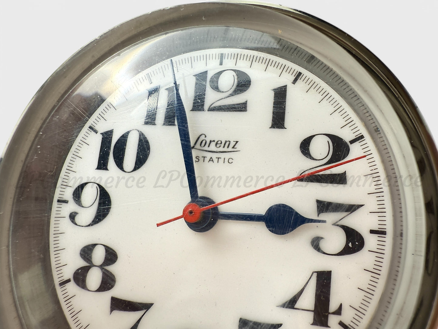 Orologio da tavolo Lorenz Static compasso d'oro 1960 table clock