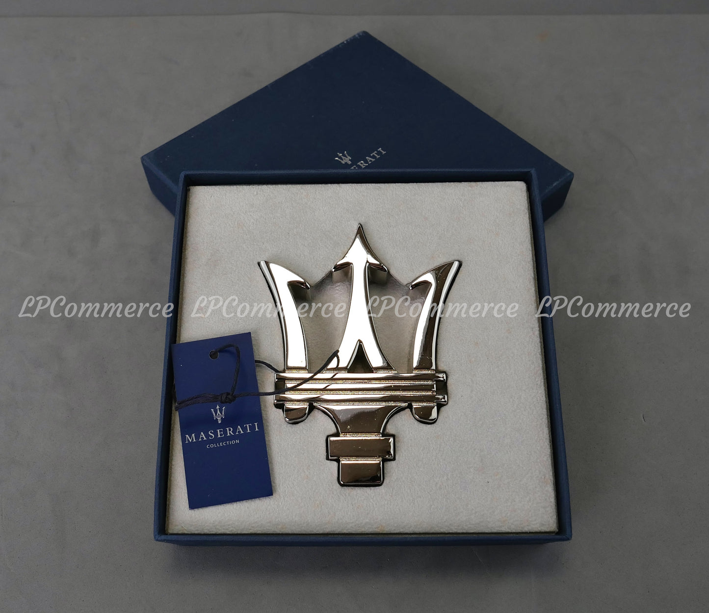 Fermacarte Maserati Tridente big size metallo ghibli office paperweight