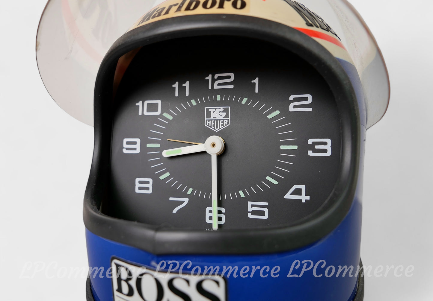 Orologio casco da tavolo Tag Heuer pubblicitario Marlboro table clock helmet