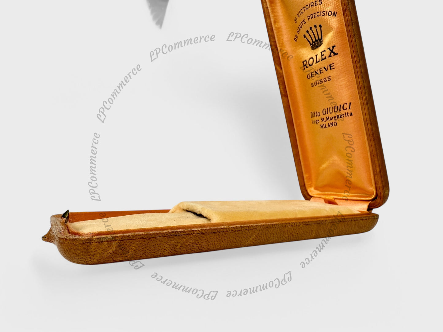 Scatola Rolex vintage anni 30-40 Giudici Milano 31 Victories giallo 2508 3330