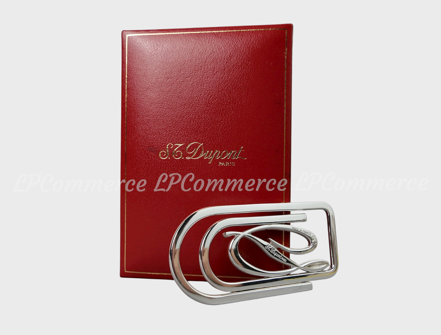 Fermasoldi S.T.Dupont argento massiccio 925 money clip pince a billets box