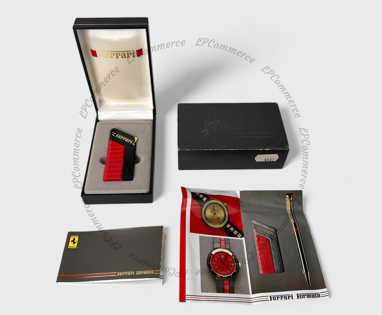 Accendino Ferrari Formula F40 vintage design lighter box anni 90