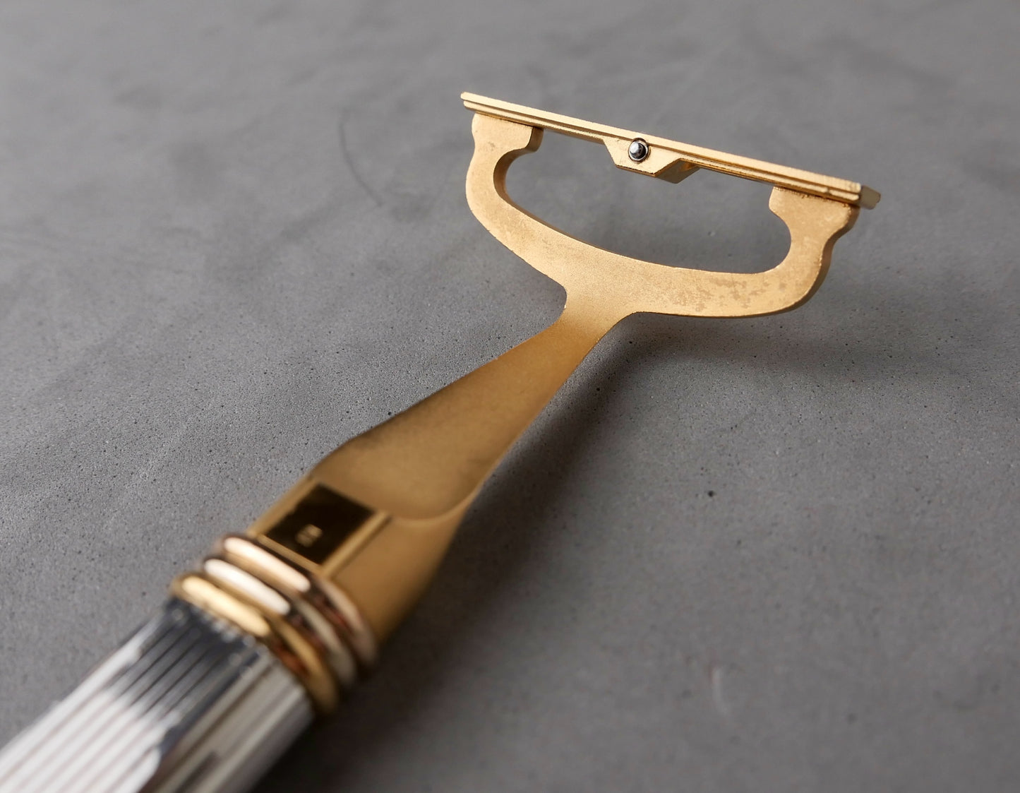 Rasoio da barba Cartier Santos NOS pasha lametta razor box garanzia vintage rare