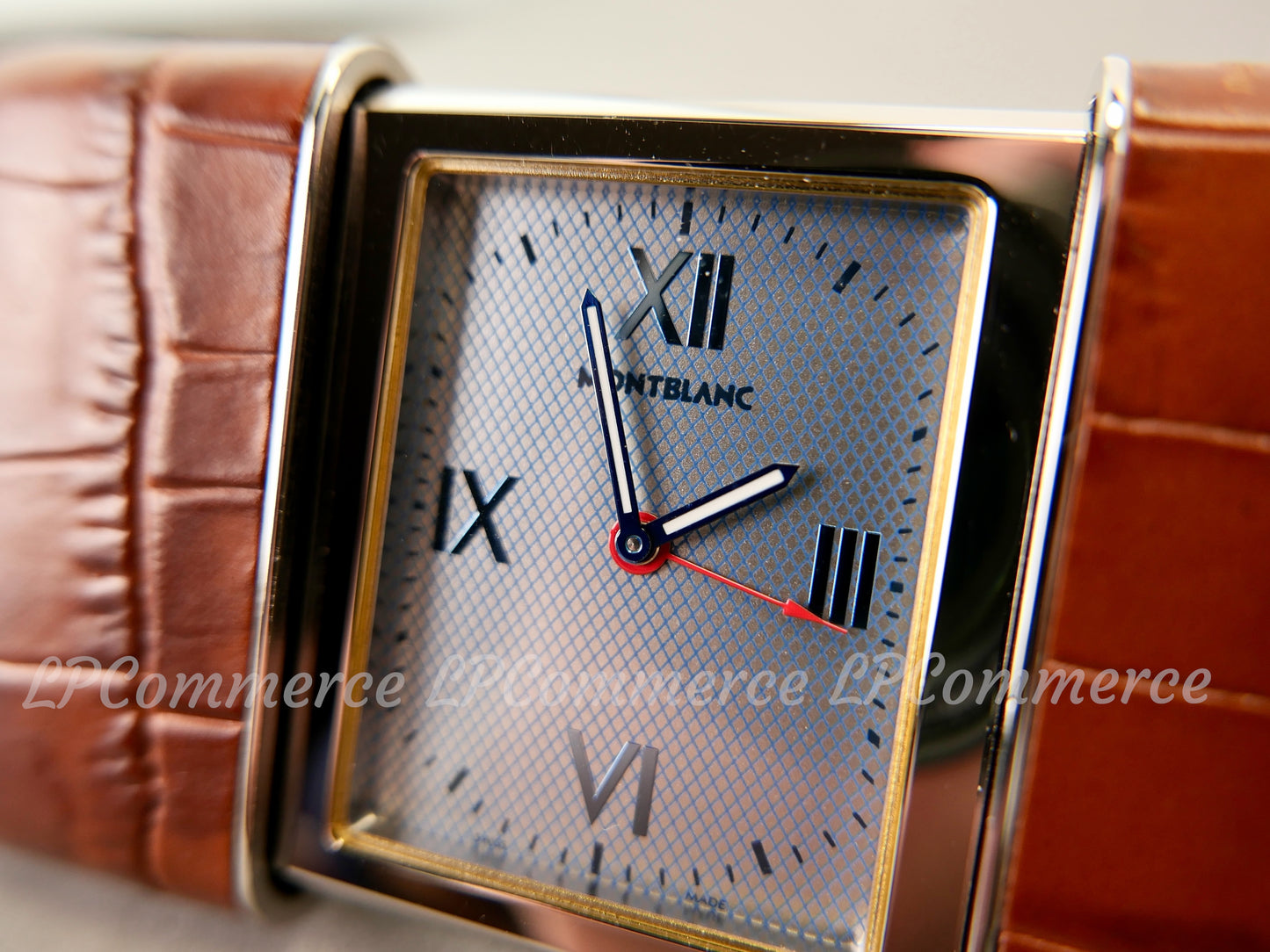 Orologio sveglia Montblanc funzionante travel clock wakes up tavolo table box
