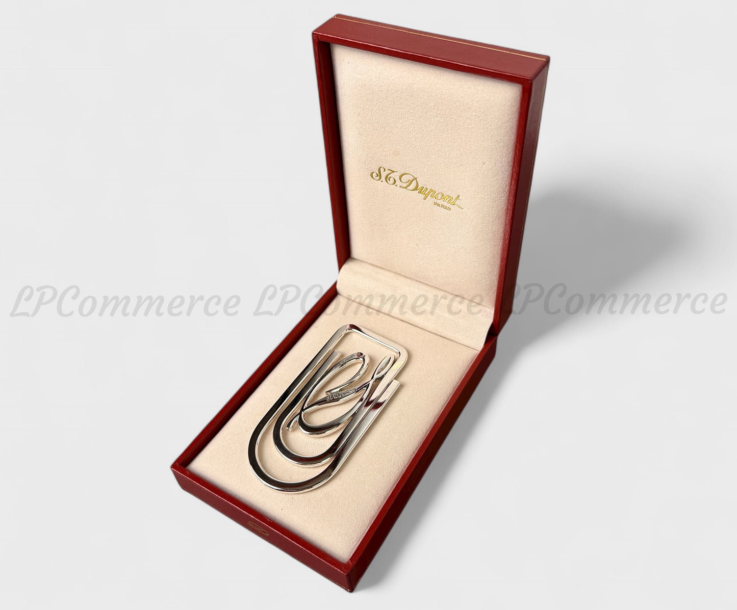 Fermasoldi S.T.Dupont argento massiccio 925 money clip pince a billets box