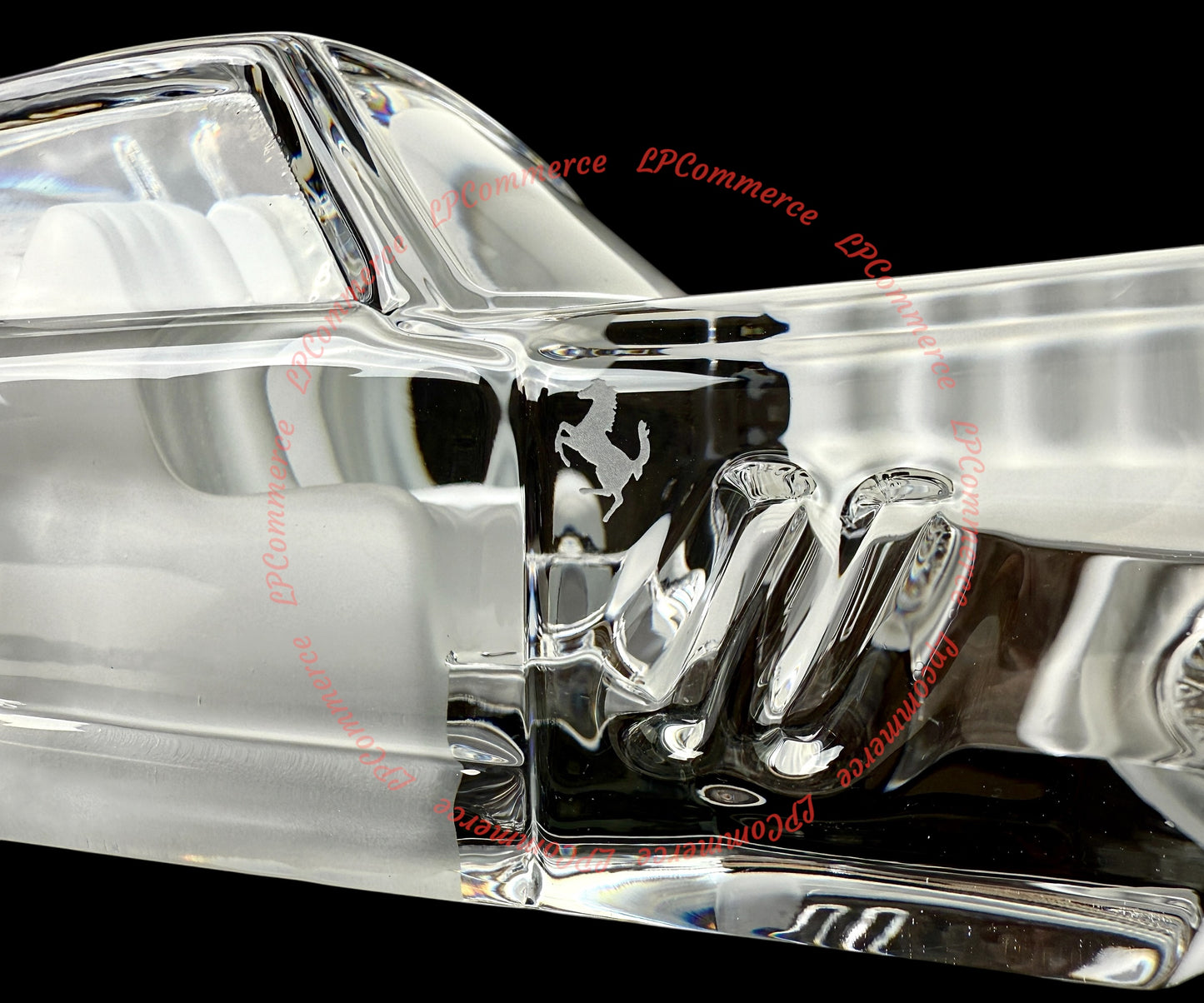 Ferrari 250 GTO cristallo Daum France big size 30cm glass rare