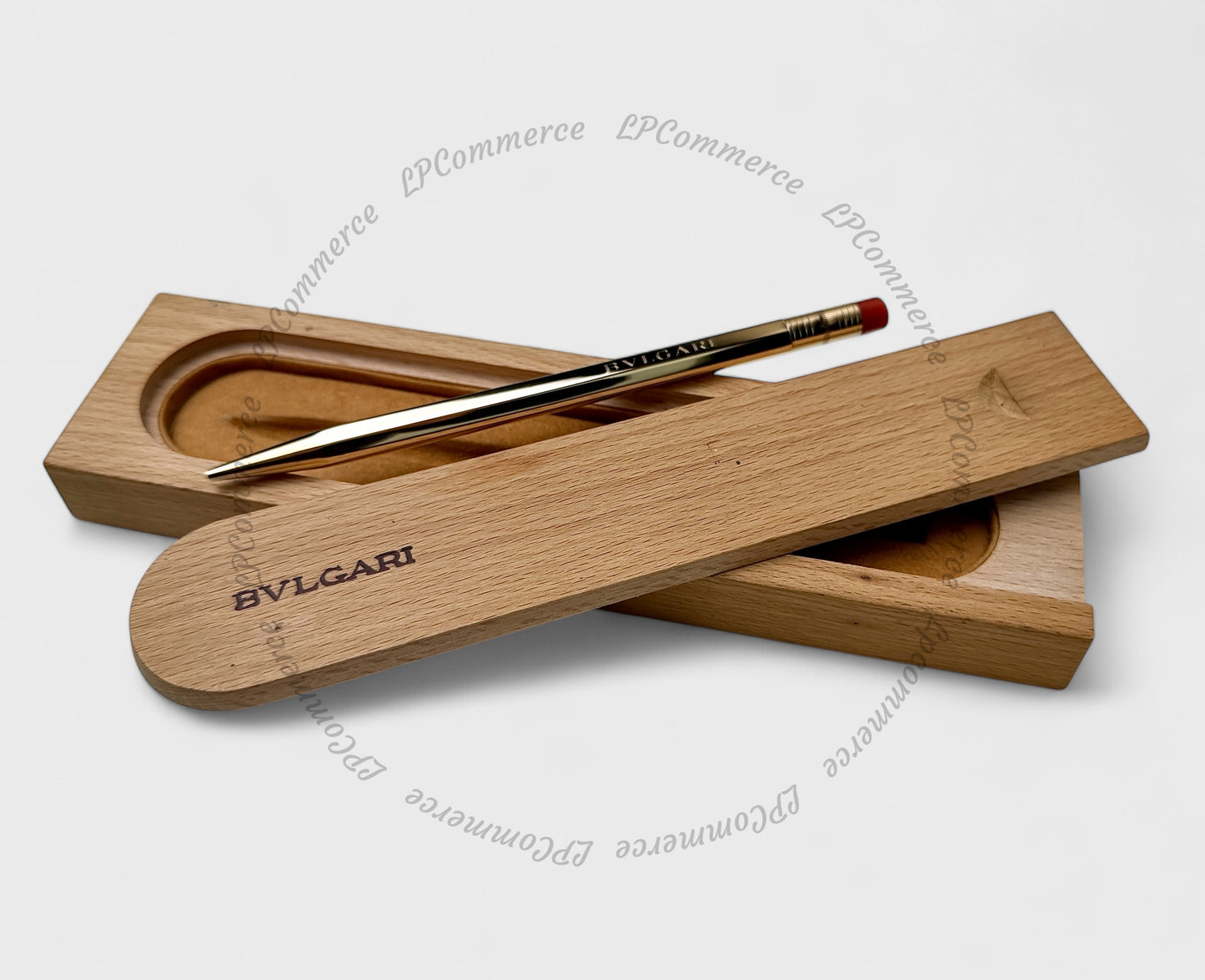 Penna Bulgari Argento massiccio 925 KOSKA matita NOS pen pencil corallo coral