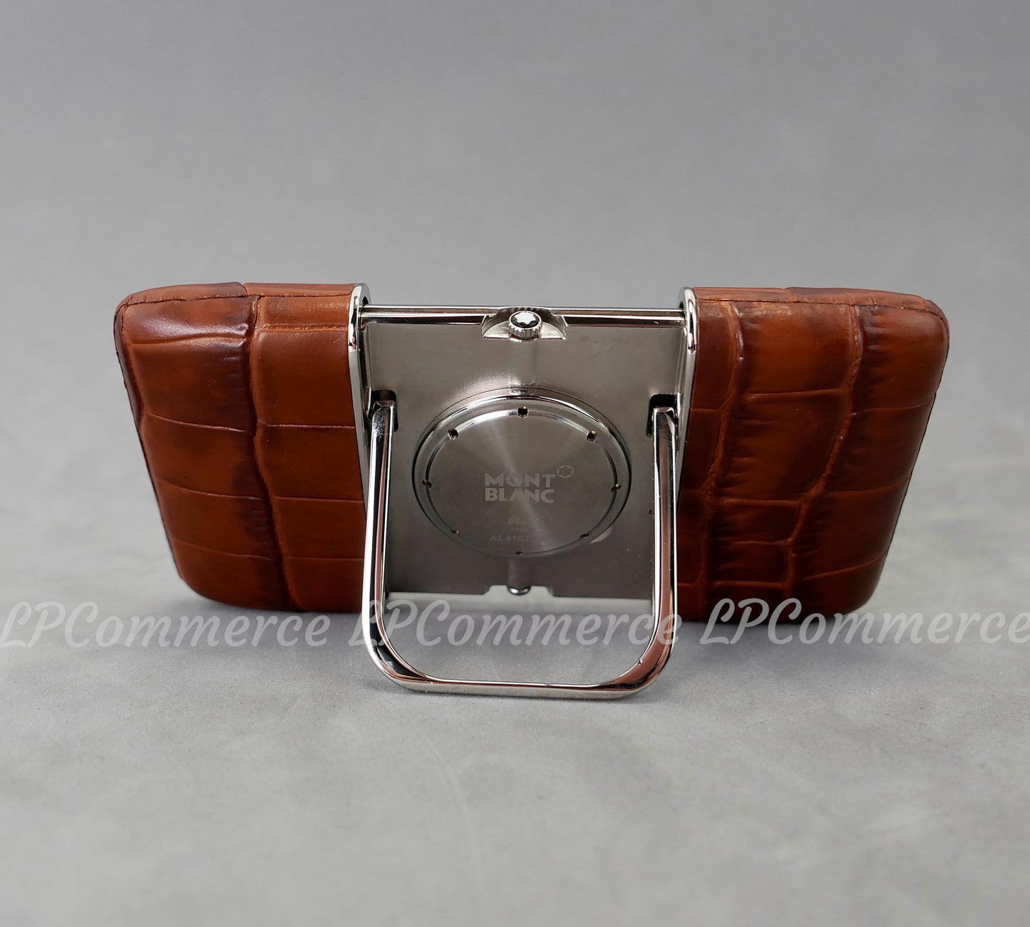 Orologio sveglia Montblanc funzionante travel clock wakes up tavolo table box
