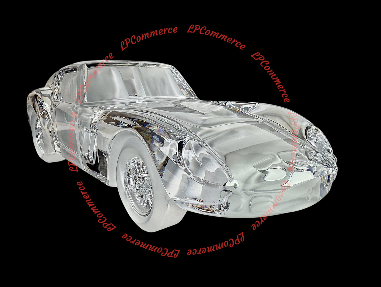 Ferrari 250 GTO cristallo Daum France big size 30cm glass rare