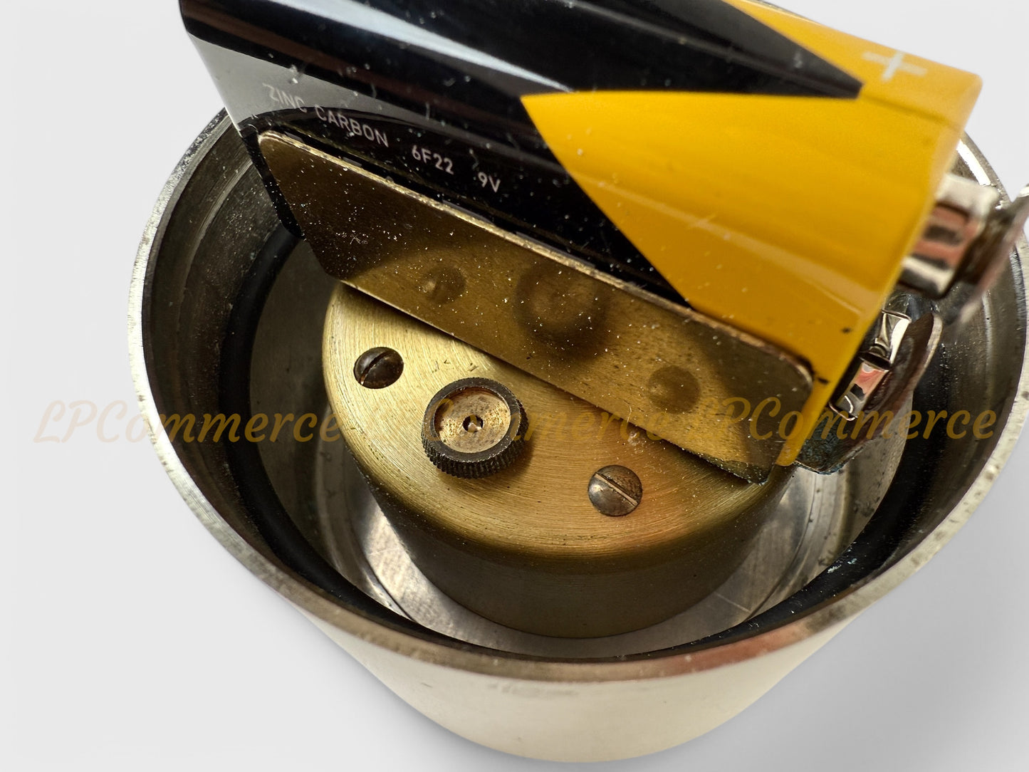 Orologio da tavolo Lorenz Static compasso d'oro 1960 table clock