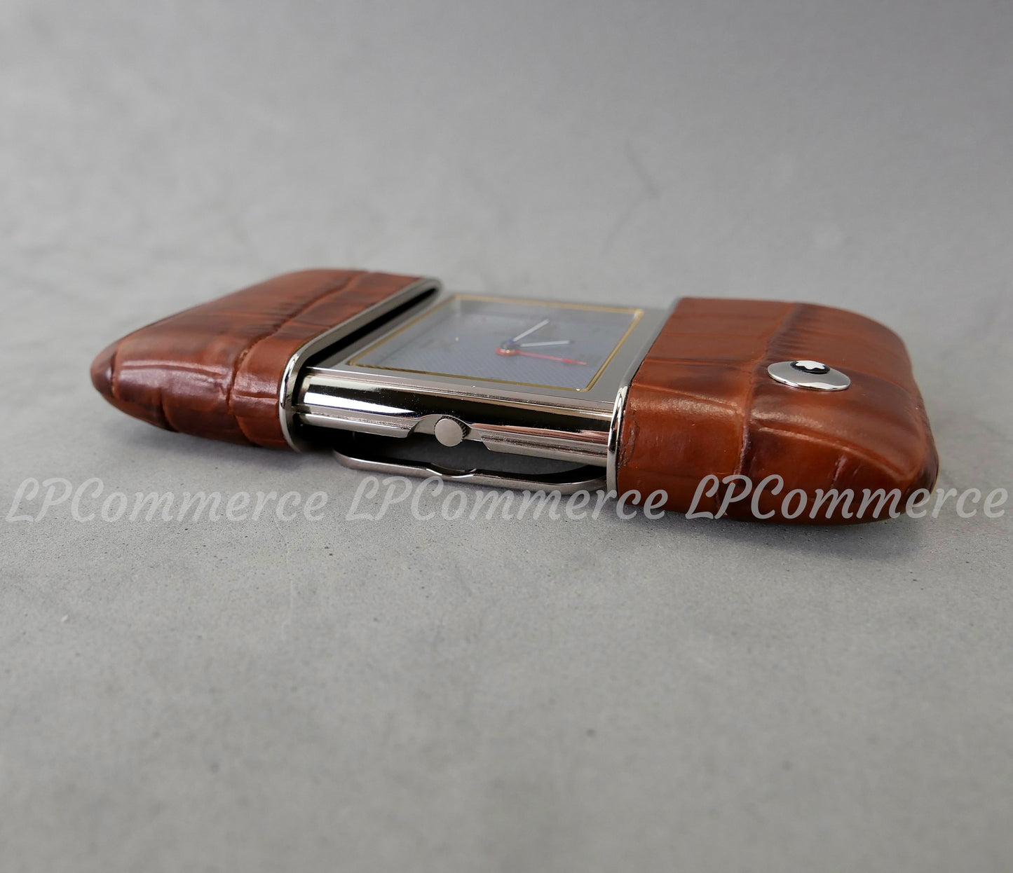 Orologio sveglia Montblanc funzionante travel clock wakes up tavolo table box