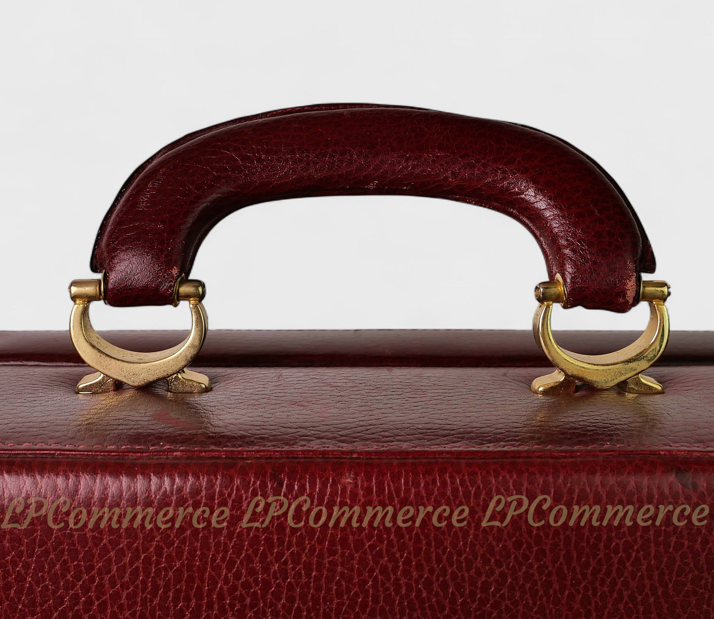 Valigia 24h Cartier borsa bag suitcase Santos Trinity pelle combinazione