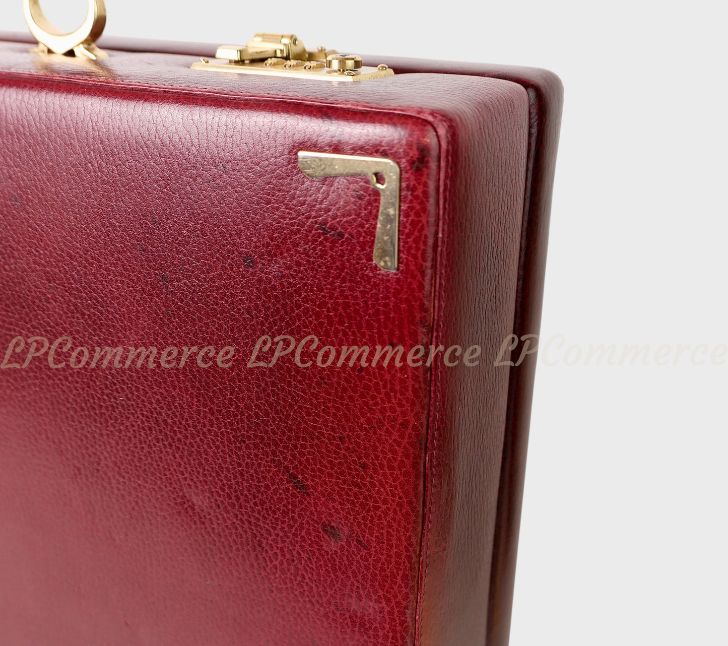 Valigia 24h Cartier borsa bag suitcase Santos Trinity pelle combinazione