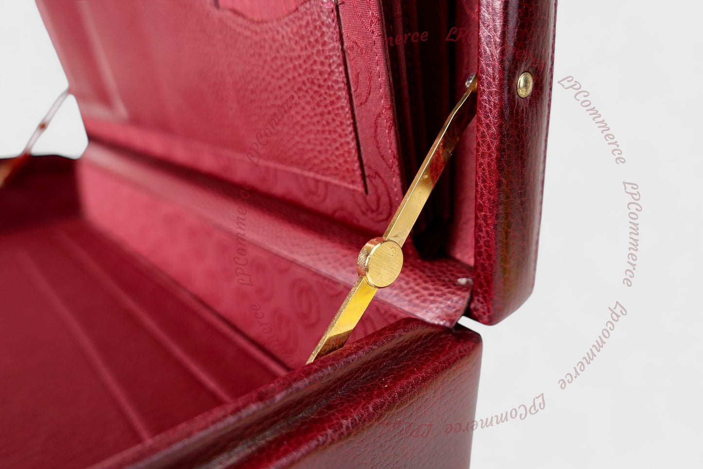 Valigia 24h Cartier borsa bag suitcase Santos Trinity pelle combinazione