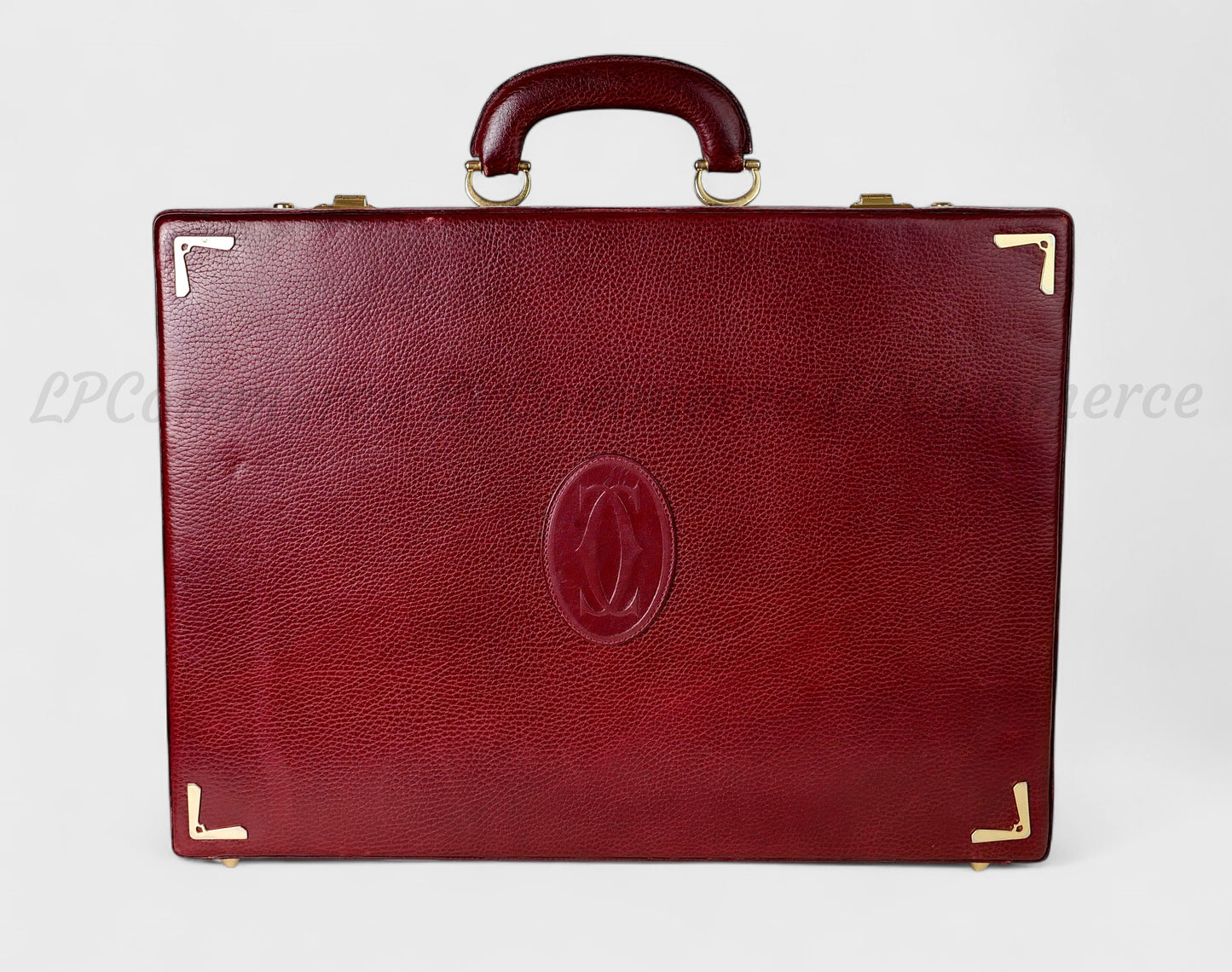 Valigia 24h Cartier borsa bag suitcase Santos Trinity pelle combinazione